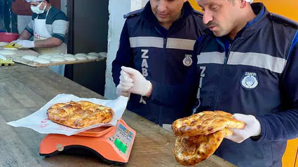 Uğurludağ'da Pide İçin Sıkı Denetim