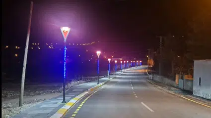 Hastane Yolu Yeni Aydınlatmalarına Kavuştu