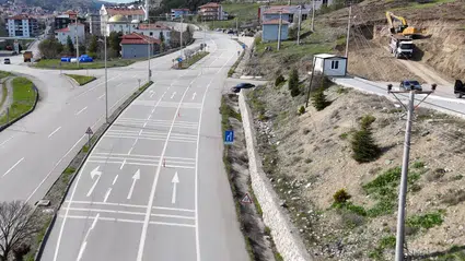 Bayat’ta Hastane Kavşağına Düzenleme