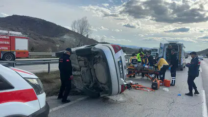 Korkutan Kazada Yürekler Ağza Geldi