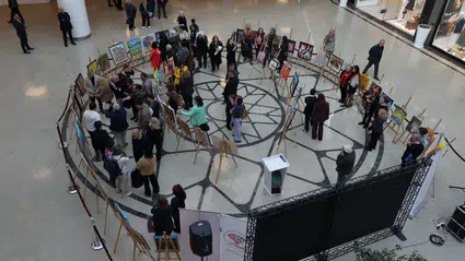 Çorum'da "Uluslararası Plastik Sanatlar Sergisi" Açıldı