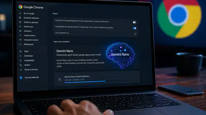 Google Chrome'un Gizlice Bilgisayarlara 4 GB'lık Yapay Zekâ Modeli İndirdiği İddia Edildi