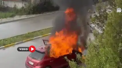Aniden Alev Aldı, Dakikalar İçinde Küle Döndü