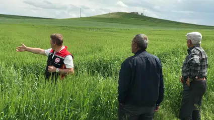 Üreticilere Sahada Teknik Destek