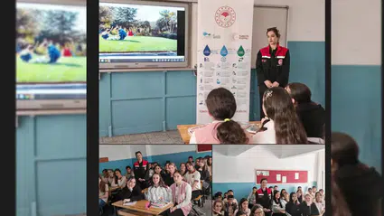 Çocuklara Suyun Önemi Anlatılıyor