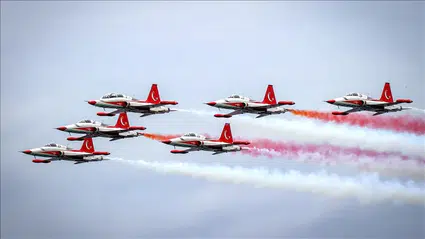 Türk Yıldızları 16:00’da Çorum Semalarında