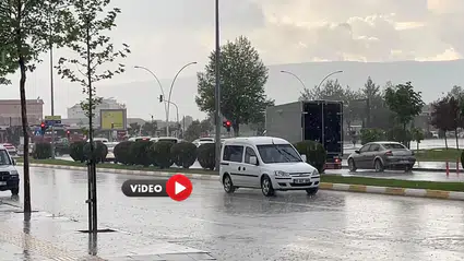 Çorum'da Sağanak Yağış Etkisini Gösterdi