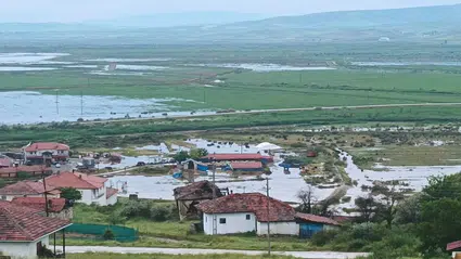 Çorum'da Sağanak Etkili Oldu