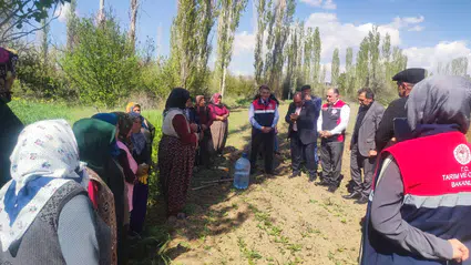 Sungurlu’da Çiftçileri Bilgilendirdiler