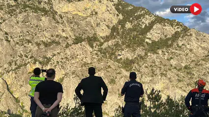 Dağda Mahsur Kaldı, Helikopterle Kurtarılabildi