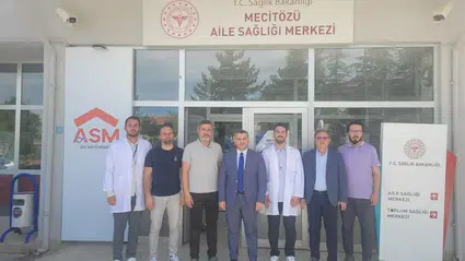 Mecitözü'nde Sağlık Tesislerini Yerinde İnceledi
