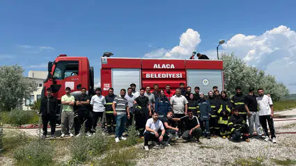 Üniversite Öğrencilerine Uygulamalı Yangın Eğitimi