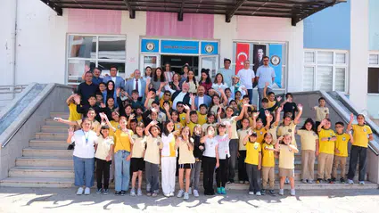 Protokol Öğrencilerin Heyecanına Ortak Oldu