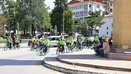 Sağlık İçin Pedal Çevirdiler