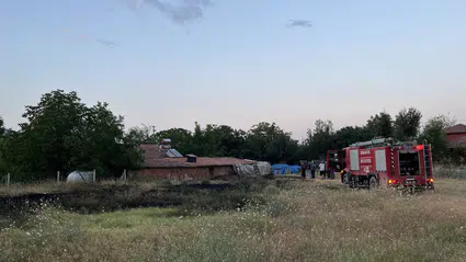 Osmancık’ta Çıkan Ot Yangını Söndürüldü
