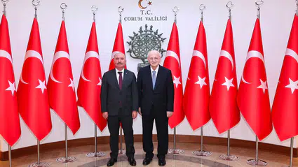 İsmail Kahraman’dan Çorum Valiliğine Ziyaret