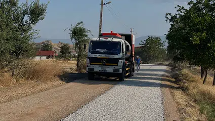 Gökbel Bağları Sathi Kaplama Asfaltla Buluşuyor