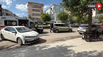 Otomobil ile Elektrikli Bisiklet Çarpıştı