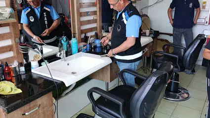 Alaca’da Zabıta Ekiplerinden Kuaförlere Sıkı Denetim