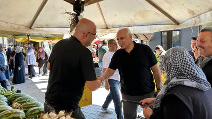 Pazarda Hem Esnafı Hem Vatandaşı Dinledi
