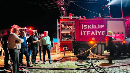 Yangın Bölgesine Geçmiş Olsun Ziyareti