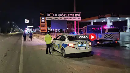 Motosiklet Köpeğe Çarptı: 2 Yaralı