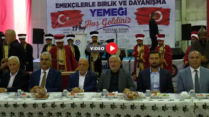 Arslan, Çorum’da İşçilerle Buluştu