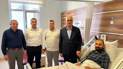 Onur Civan’a Geçmiş Olsun Ziyareti
