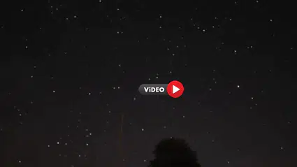 Çorum’da Geceyi Meteor Yağmuru Aydınlattı