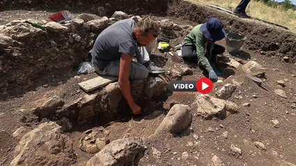 Hattuşa'da Yeni Mezarlar Bulundu