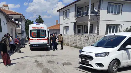 Otomobille Çarpışan Motosikletin Sürücüsü Yaralandı