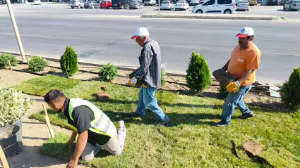 Sungurlu'da Üstyapı ve Peyzaj Çalışmaları