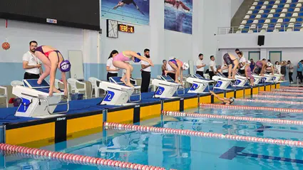 Çorum’da Para, Deaf Yüzme Şampiyonası heyecanı yaşandı