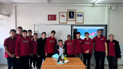 Kıbrıs Gazisi Seyit Kaymak, Öğrencilerle Buluştu