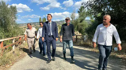 Sazköy’deki Sulama Yatırımlarına Yakın Takip