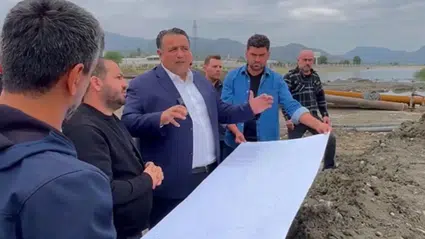 Kızılırmak Şişme Savak Projesi’ne Saha İncelemesi