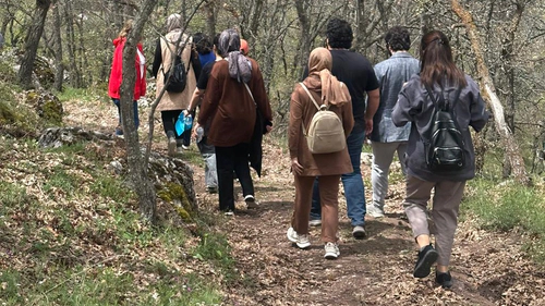 Boğazkale’de Sağlıklı Yaşama Yürüyerek Dikkat Çektiler