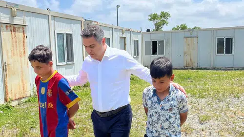 Bafra Kaymakamı Altınpınar,  mevsimlik tarım işçilerini ziyaret etti