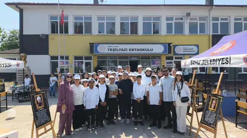 Bafra Yeşilyazı Ortaokulu'nda Matematik Şenliği yapıldı