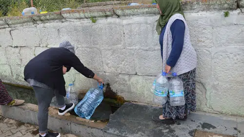 Havza'da böbrek hastalıklarına iyi geldiğine inanılan su ilgi görüyor