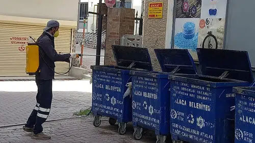 Alaca’da Sinek ve Haşerelere Karşı Çalışma