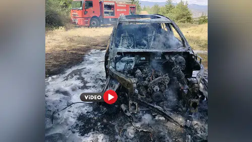 Yanan Cip Küle Döndü