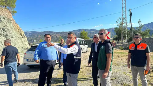 Boyabat Barajı Yolunda İyileştirme Çalışması