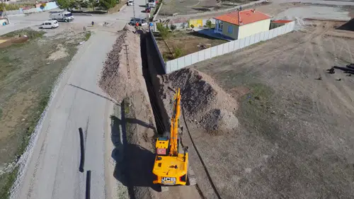 Alaca’da Altyapı Çalışmaları Sürüyor