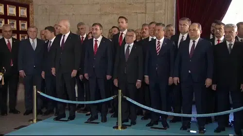 Ahlatcı, Erdoğan ile Anıtkabir'de