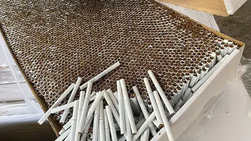 Yozgat’ta 103 bin makaron ele geçirildi