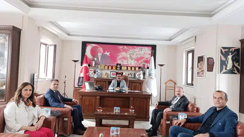 Gençlik Spor Heyetinden Mecitözü Belediye Başkanı Aylar’a Ziyaret