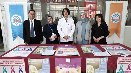 ERÜ Hastanelerinden, Meme Kanseri Farkındalık Standı