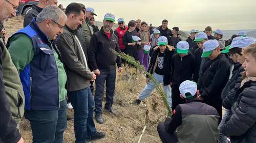 Bayat’ta Fidanlar Toprakla Buluştu