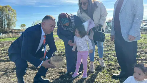 Tahtasız, Eskice'deki Hasat Şenliğine Katıldı